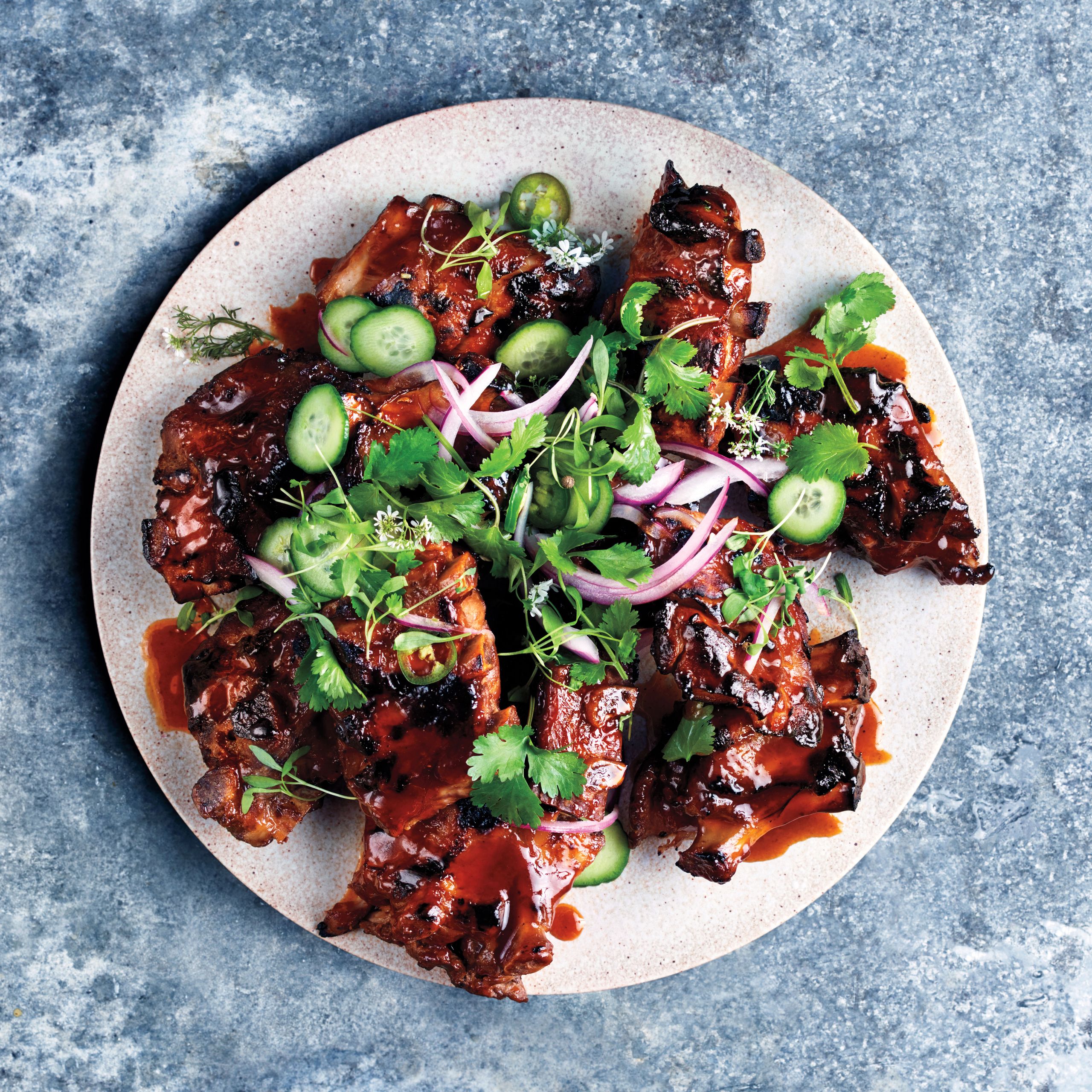 Sour Tamarind Glazed Pork Ribs