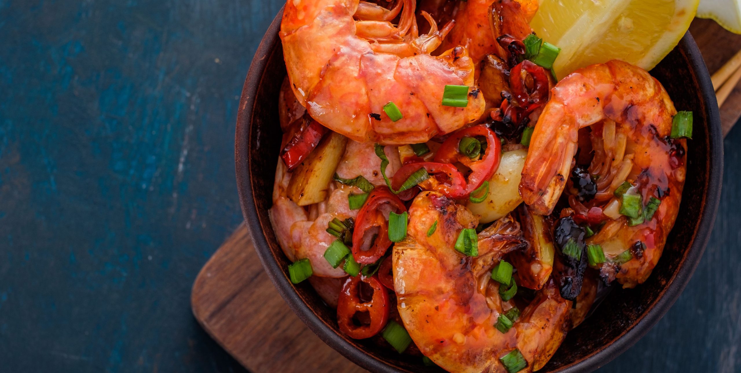 Sautéed Garlic Shrimp with Calamansi and Soy Glaze