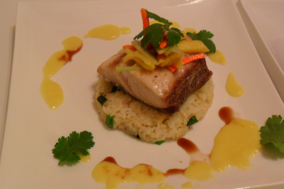 Pan-Seared Mahi-Mahi with Mango Lime Reduction