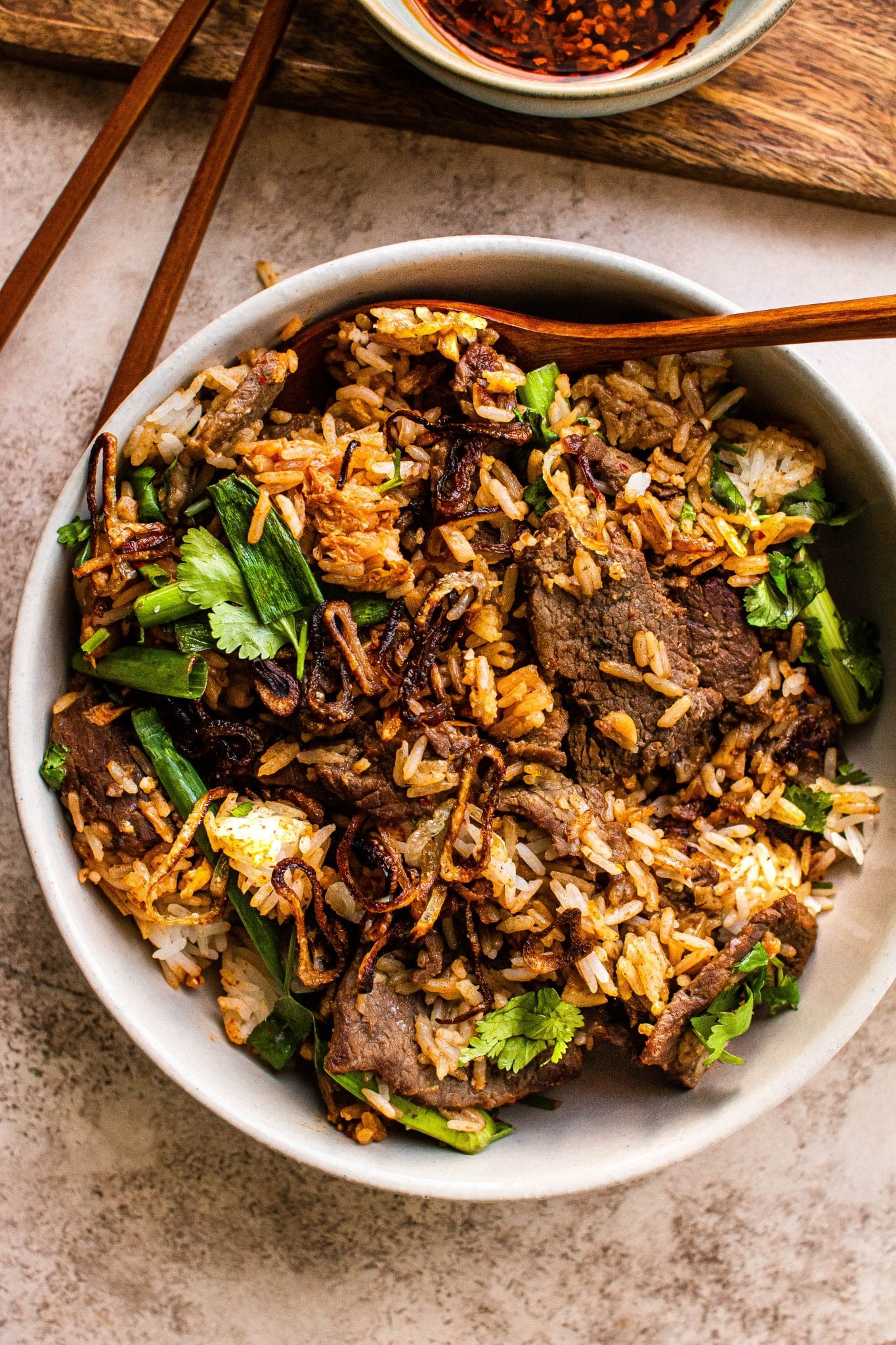 Korean-Style Bulgogi Stir-Fry with Rice Noodles