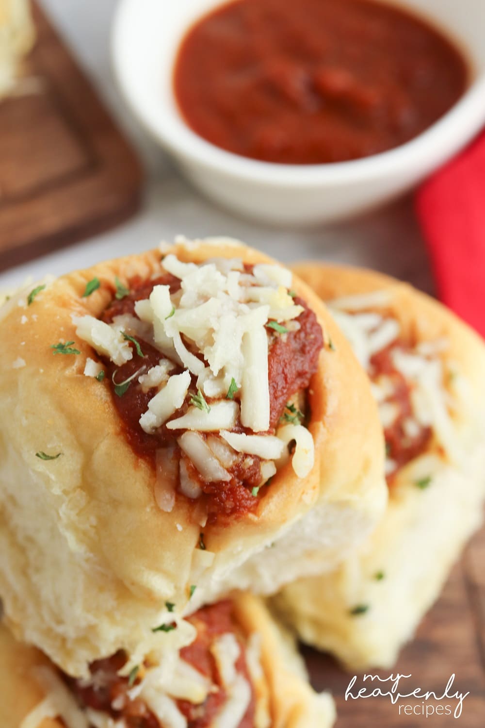 Mini Meatball Sliders with Honey Mustard