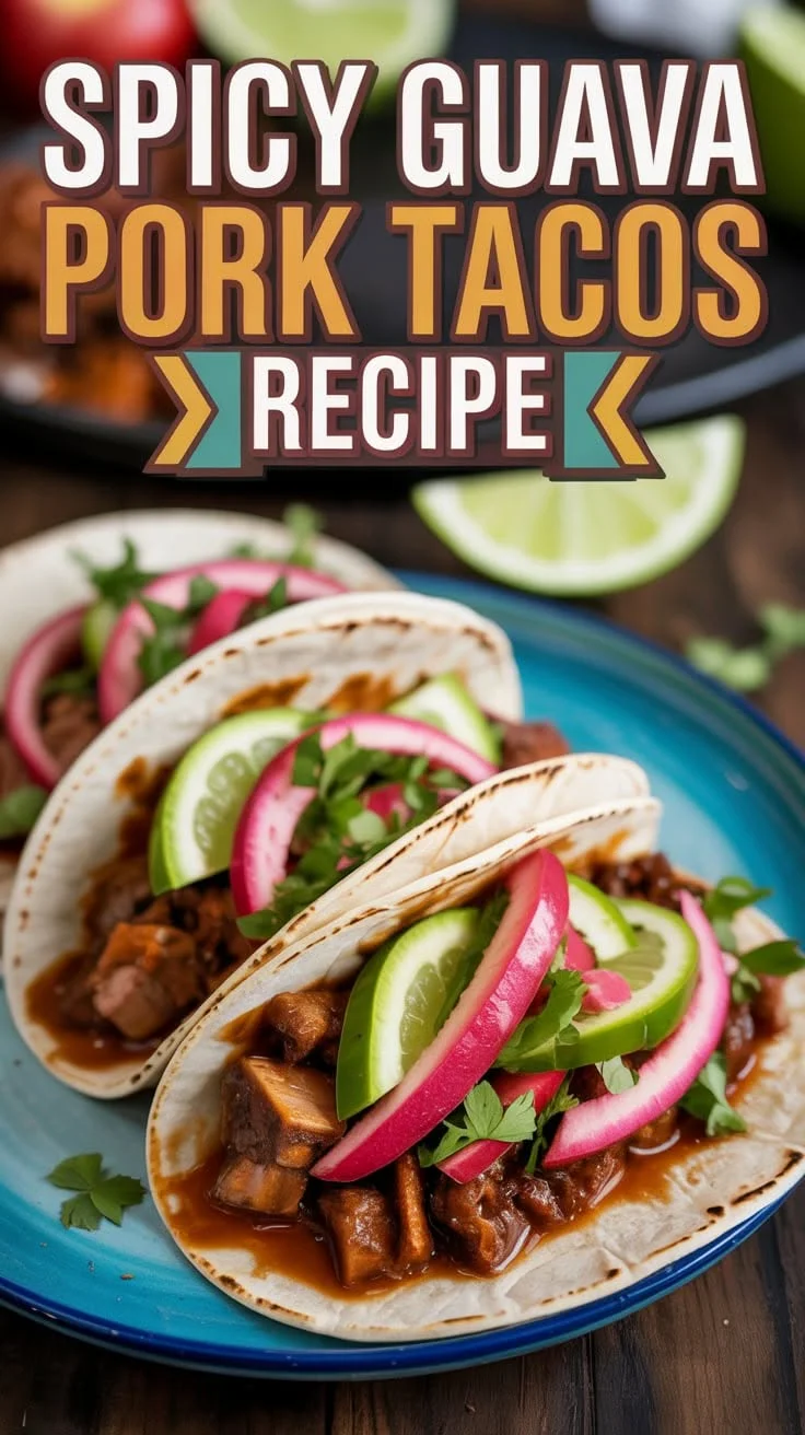 Hidden Network Guava and Chili Pork Tacos