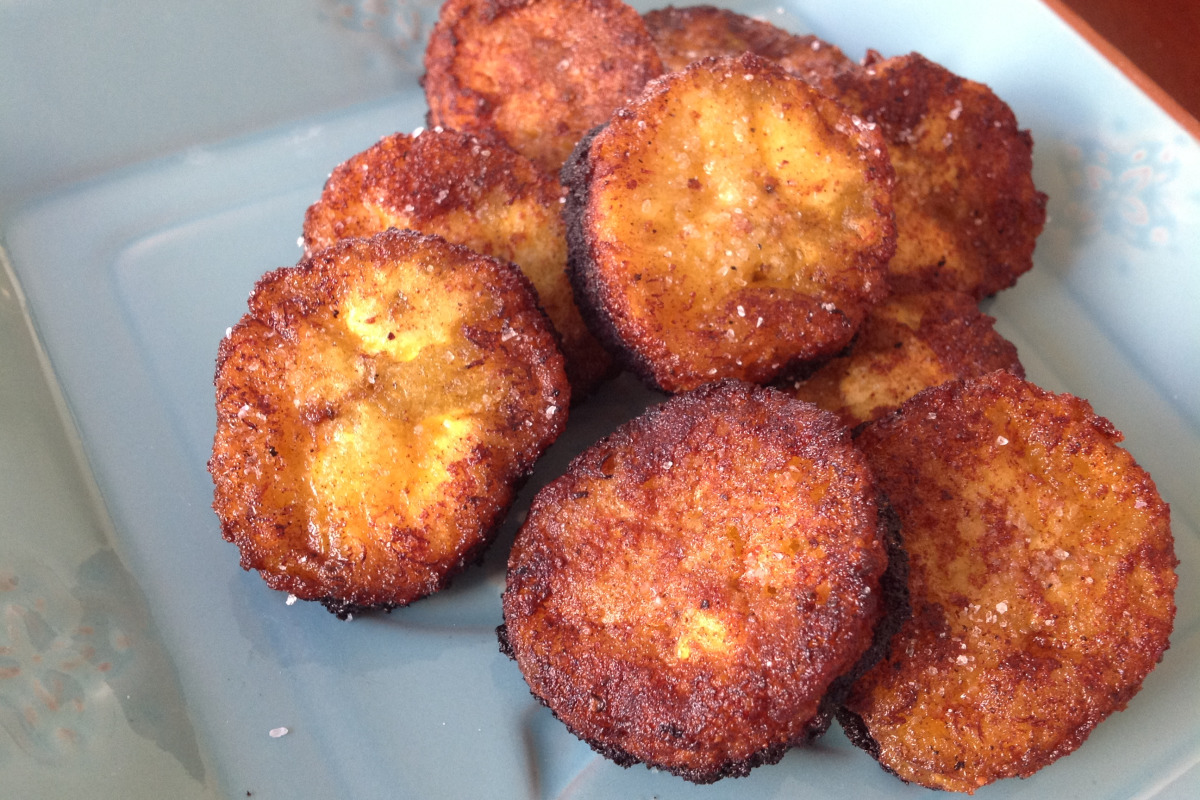 Sautéed Plantains with Garlic and Cilantro