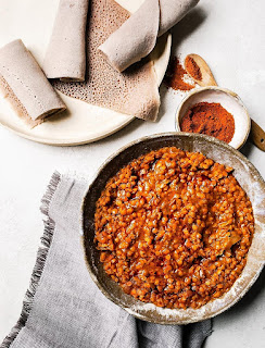 Ethiopian-Inspired Lentil Misir Wot with Spiced Tomato Sauce