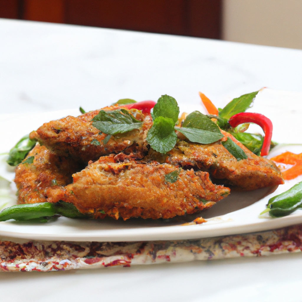 Pan-Seared Amritsari Fish with Spiced Gram Flour Batter