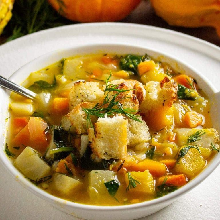 Hydrating Bone Broth & Root Veggie Soup