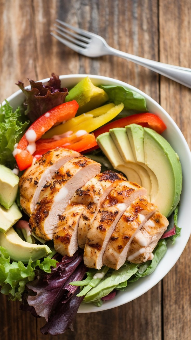 Savory Chicken & Avocado Power Bowl