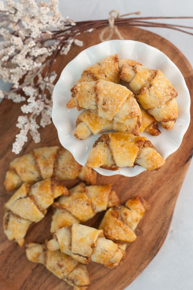 Orange-Scented Honey and Walnut Rugelach
