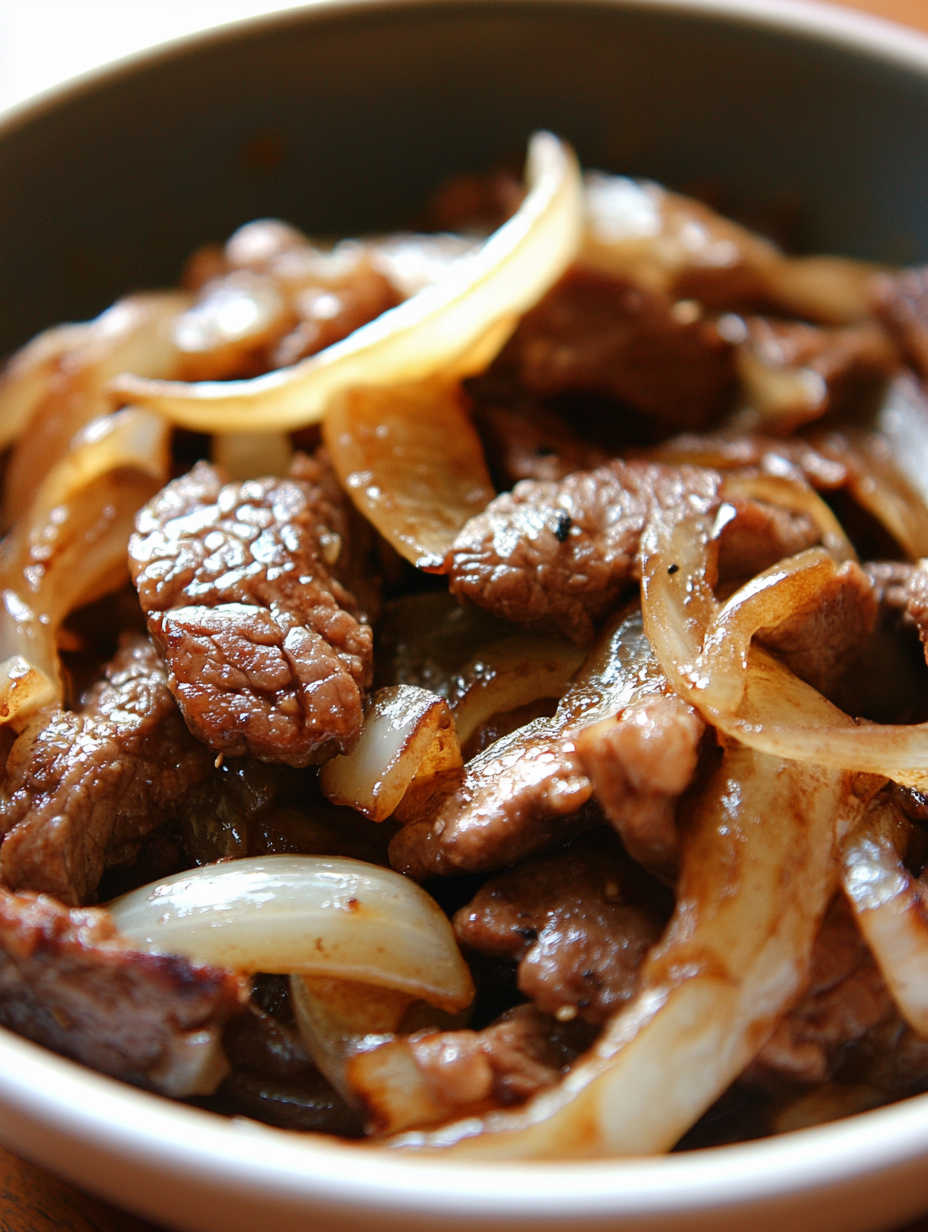 Brazilian-Style Beef Stir Fry with Onions and Lime