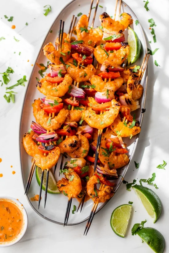 Grilled Coconut Shrimp Skewers
