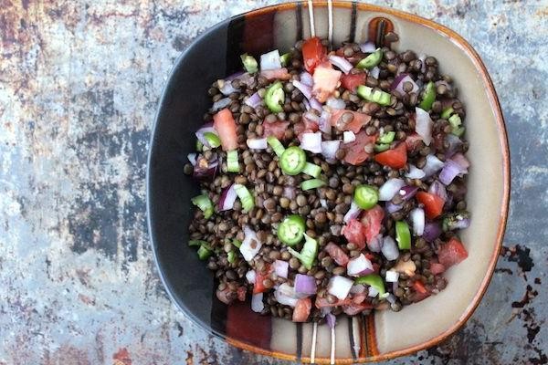 Ethiopian-Inspired Spiced Lentil and Vegetable Salad