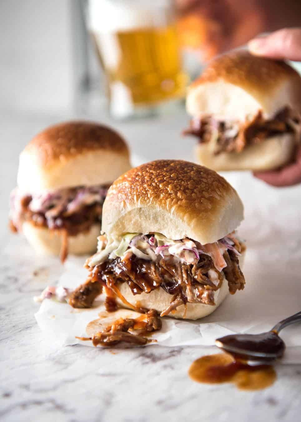 Slow-Smoked BBQ Pulled Pork Sandwiches