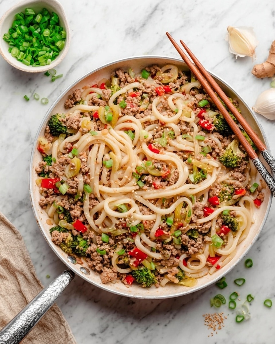 Sautéed Ginger Beef Stir-Fry with Broccoli and Bell Peppers