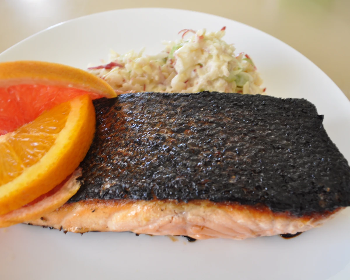 Fresh Citrus-Glazed Salmon with Green Beans