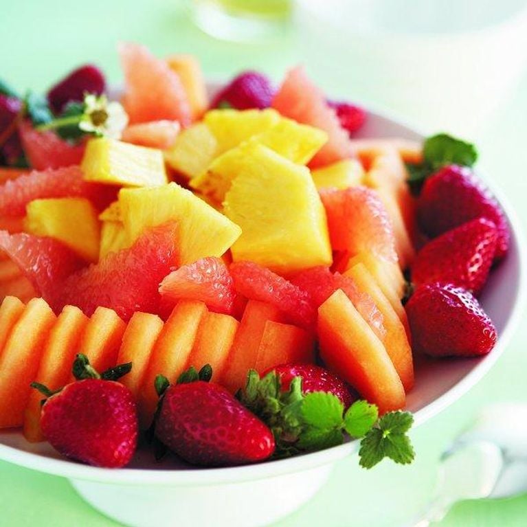 Fresh Fruit Medley with Mint and Lime