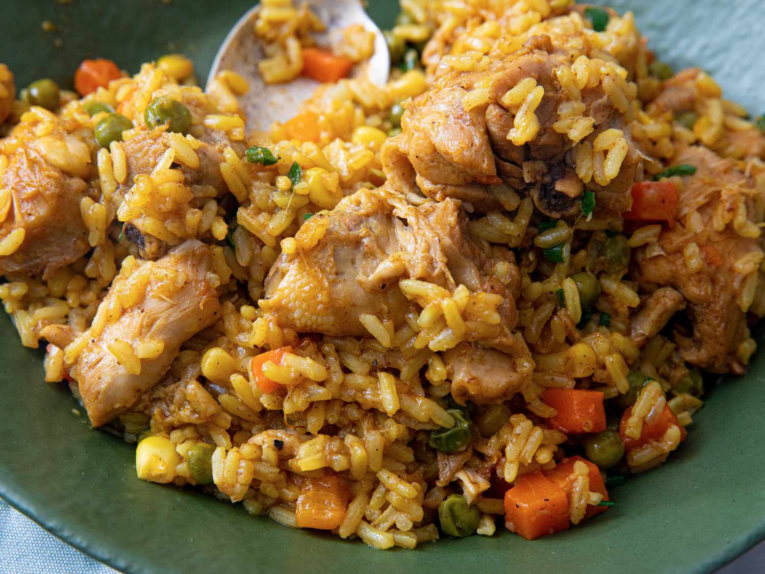 Galinhada Chicken and Rice Simmered with Fresh Herbs