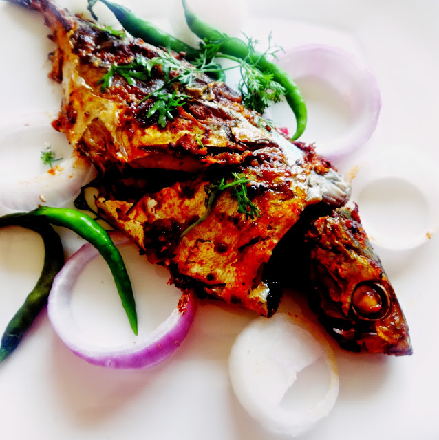Grilled Goan Fish with Coconut and Kokum Sauce