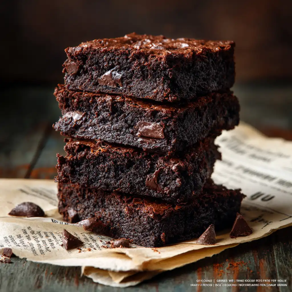 Lightened-Up Greek Yogurt Chocolate Brownies