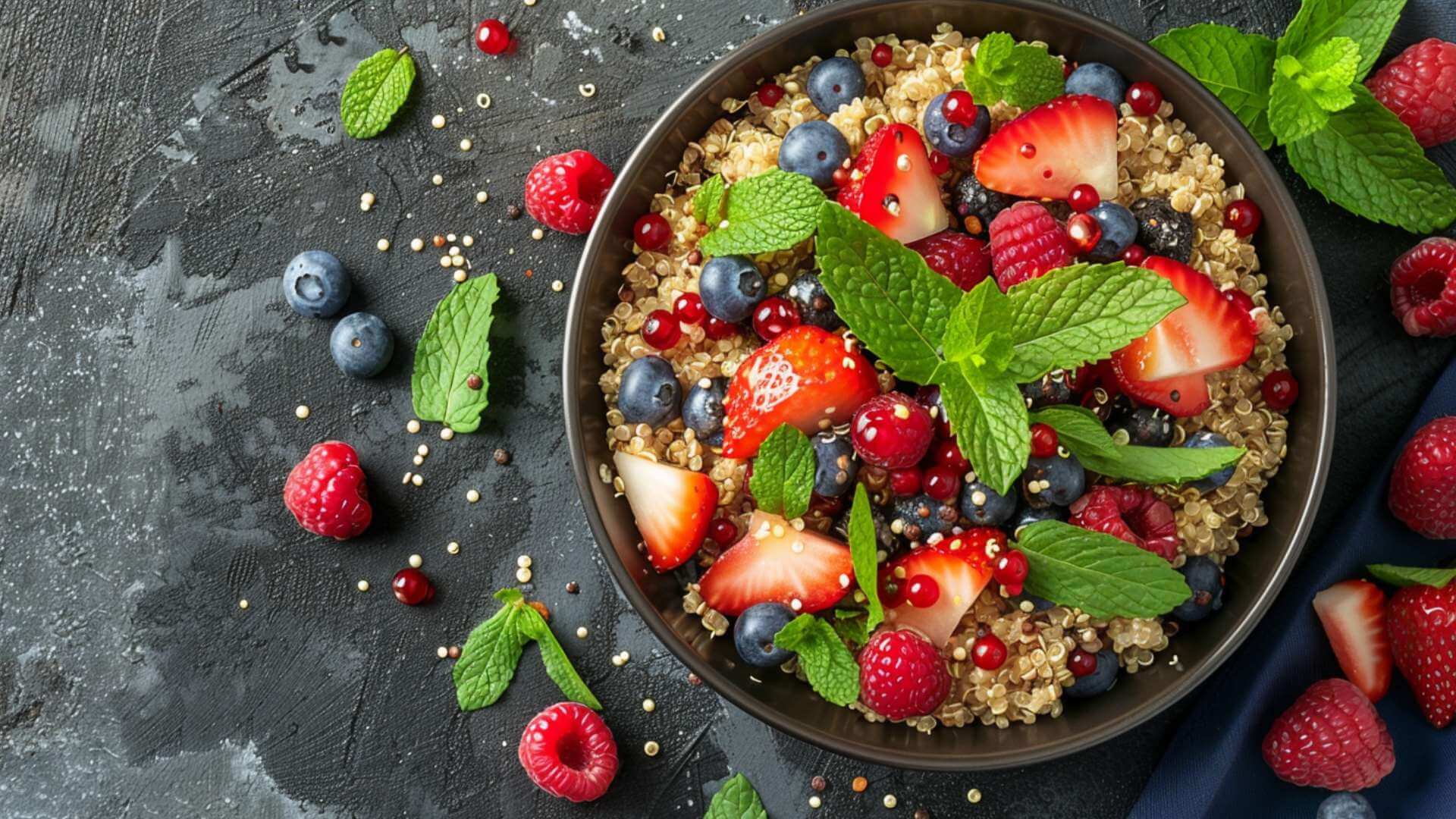 Forest-Style Wild Berry and Quinoa Salad