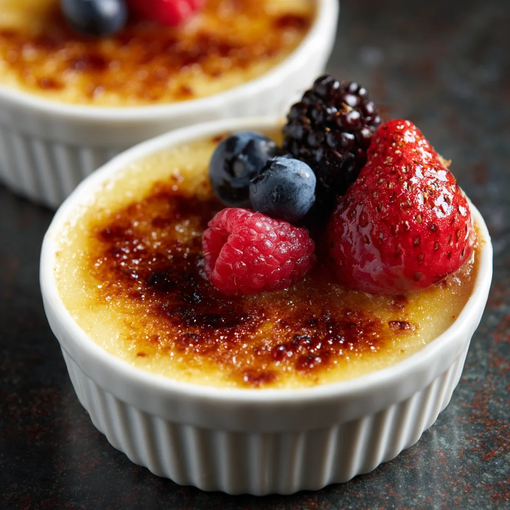 Staid Crème Brûlée with Vanilla Bean