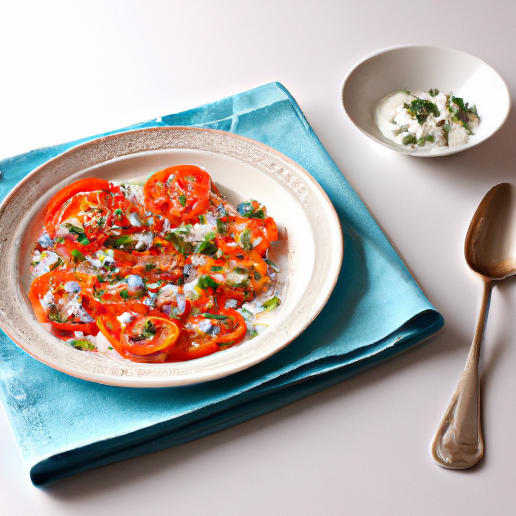 Farmstead Tomato and Heirloom Corn Salad with Buttermilk Dressing