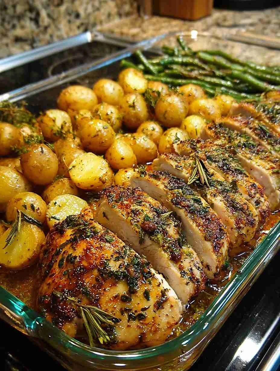 One-Pot Herb Chicken with Roasted Garlic and Potatoes