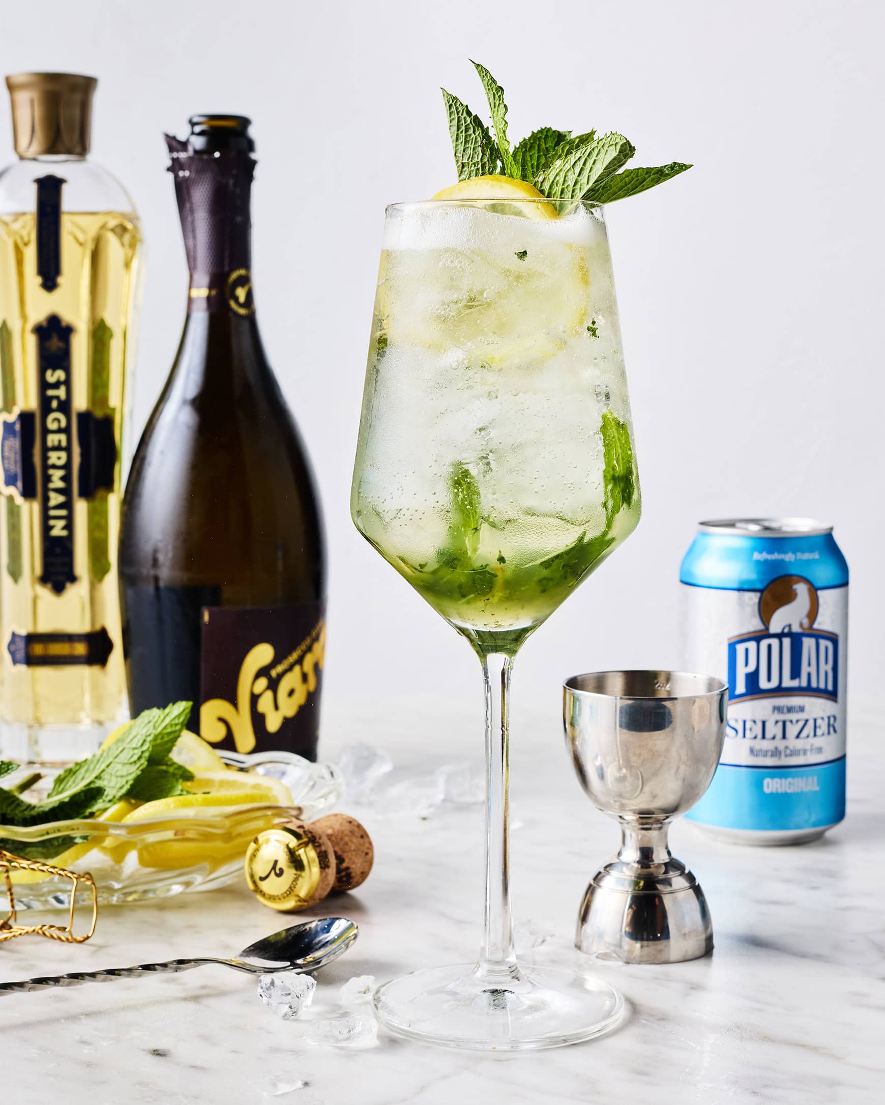 Elderflower and Mint Hugo Spritz