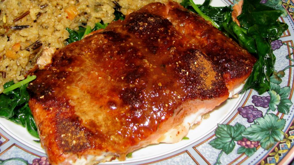 Fire-Crusted Salmon with Smoky Paprika Glaze