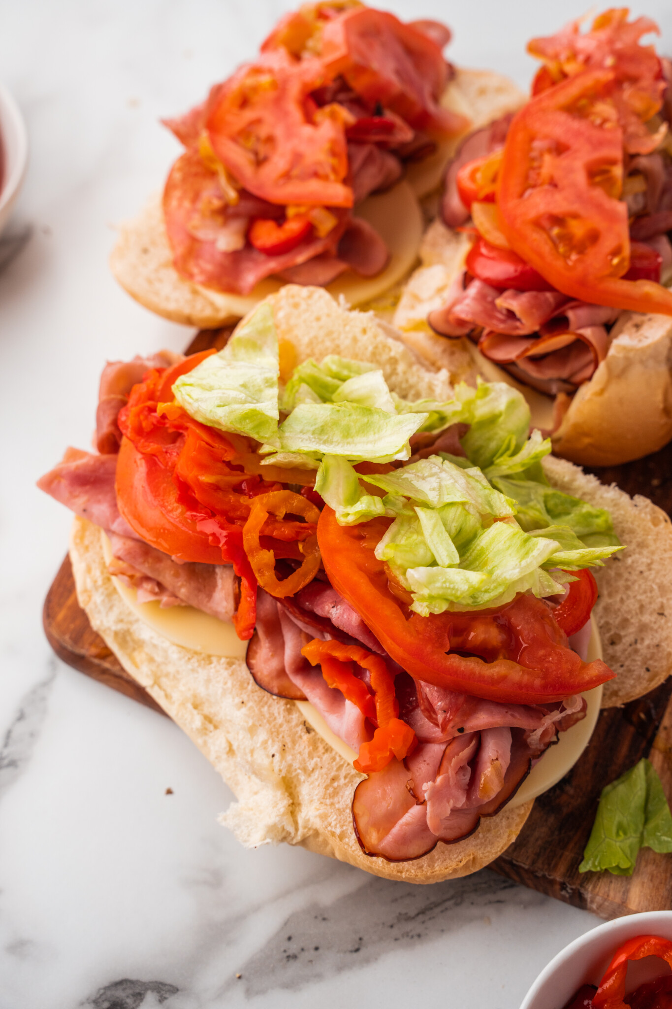 Toasted Italian Hoagie with Pepperoncini and House Red Wine Mayo