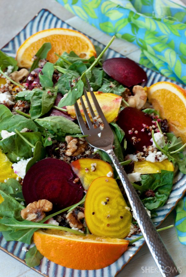 Citrus Beet and Quinoa Salad with Feta