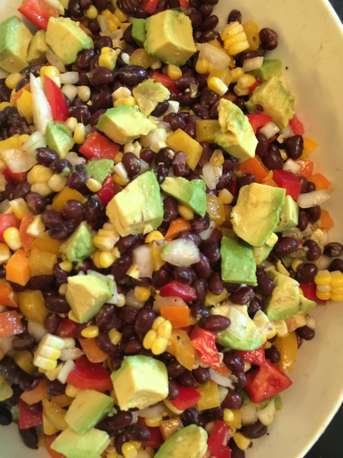 Southwest-Style Black Bean and Corn Salad with Lime Dressing