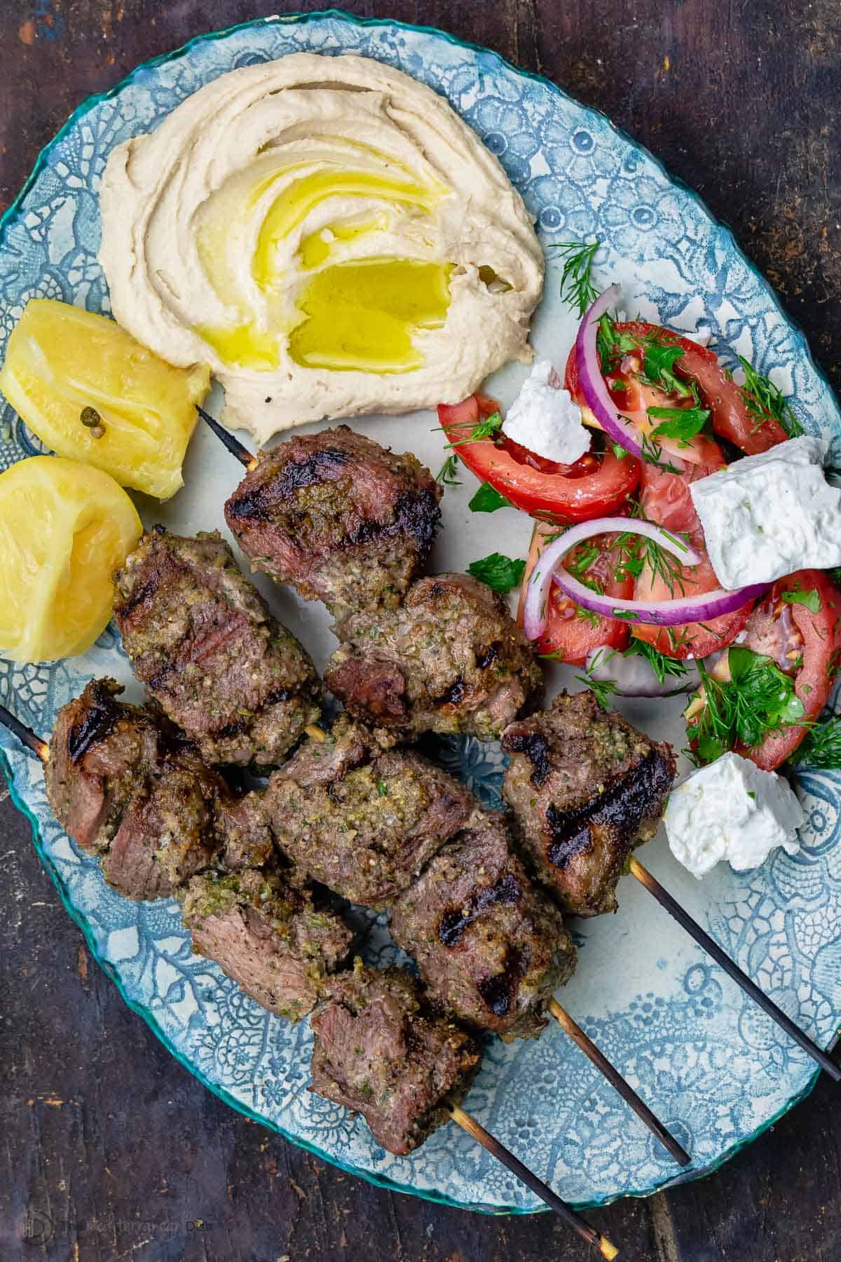 Intermediate-Level Spiced Lamb Kebabs with Middle Eastern Herbs