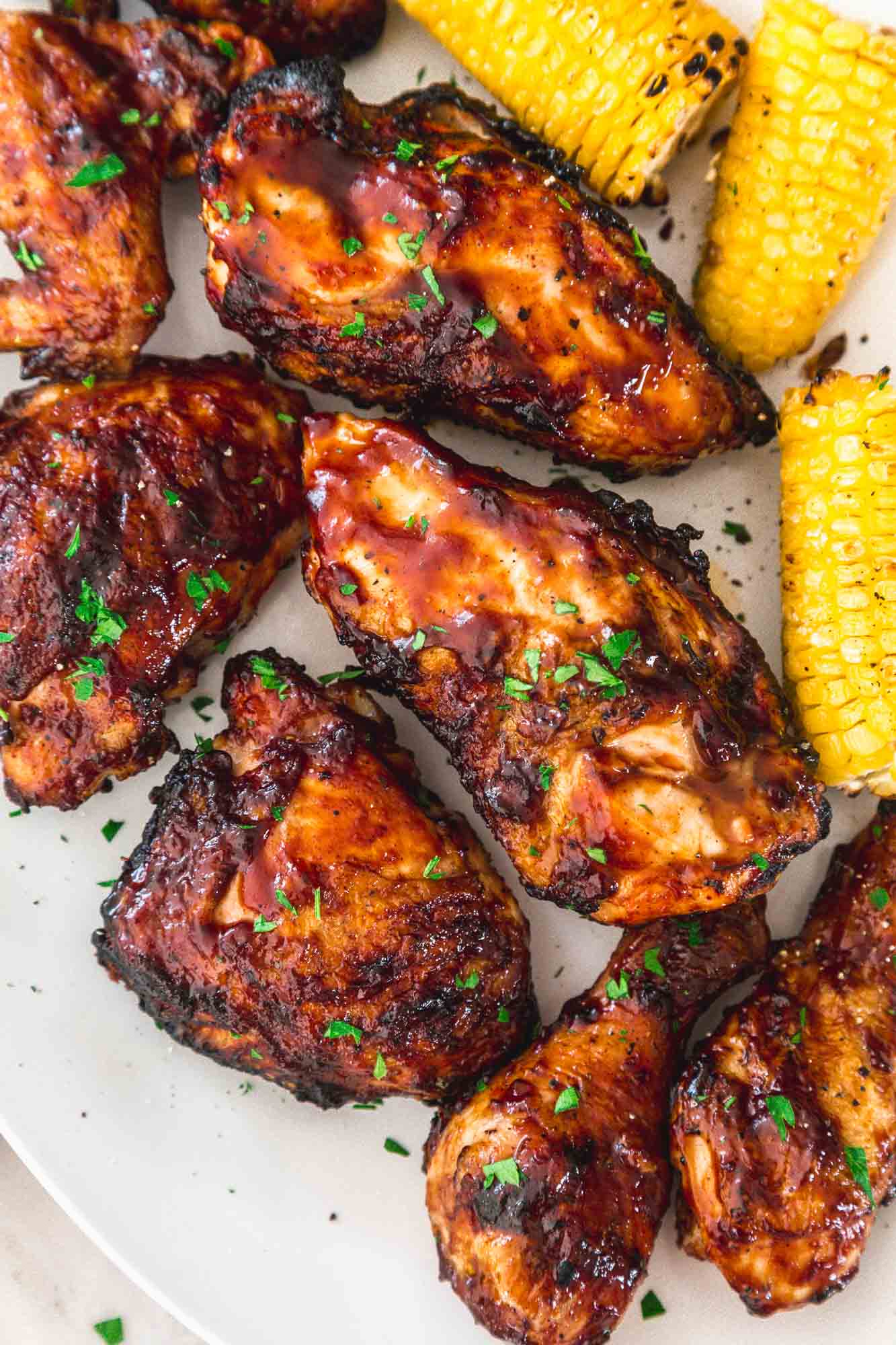 Grilled Cowboy-Inspired BBQ Chicken with Spiced Cornbread