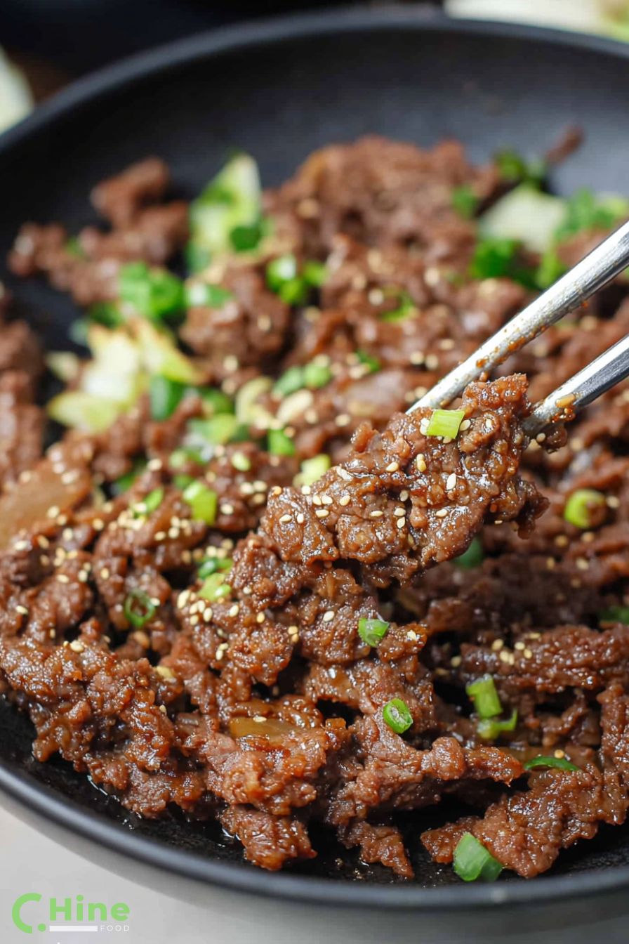Stir-Fried Authentic Korean Bulgogi Beef