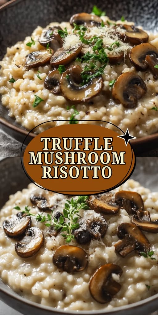 Truffle-Soaked Mushroom Risotto