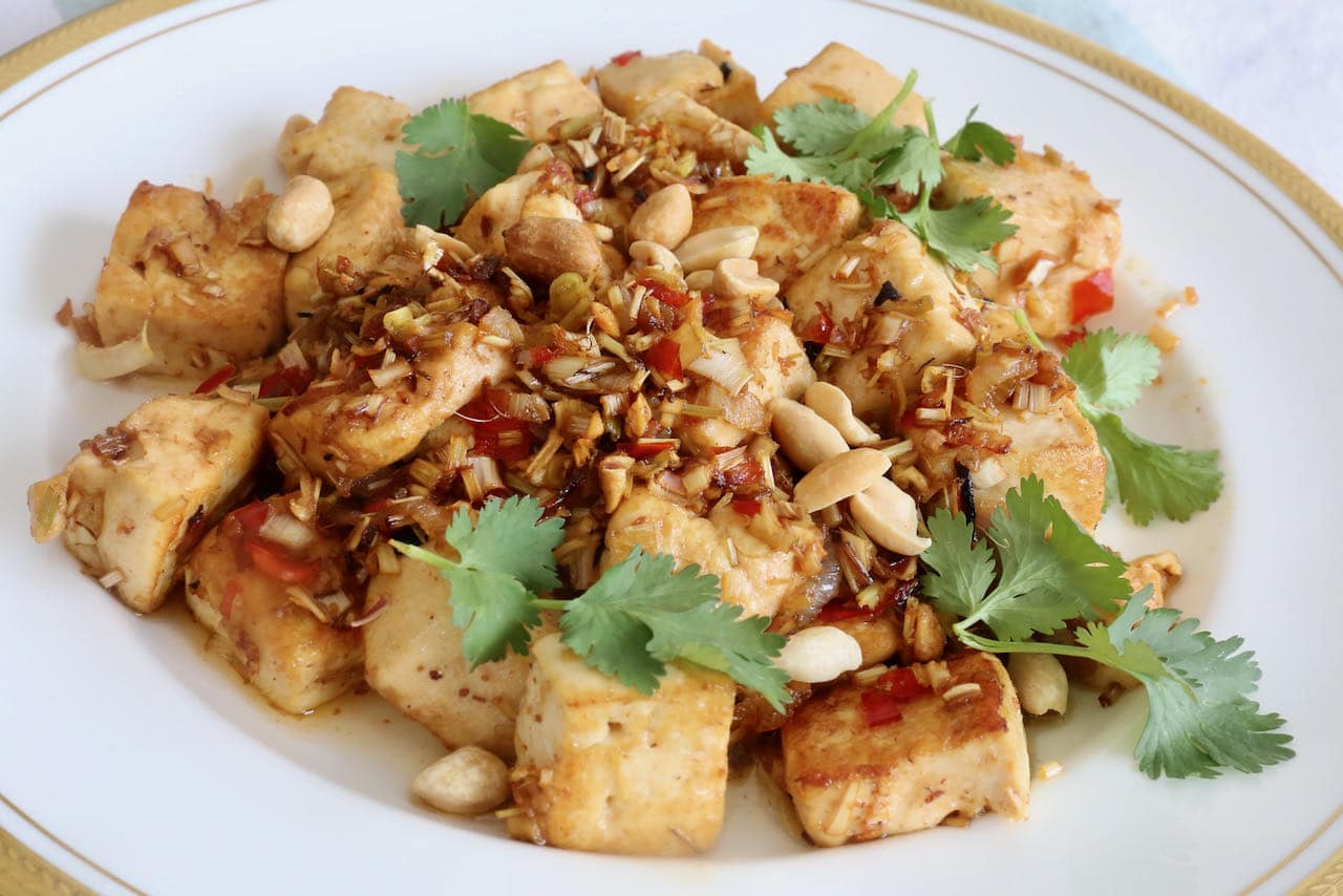Stir-Fried Authentic Vietnamese Lemongrass Tofu