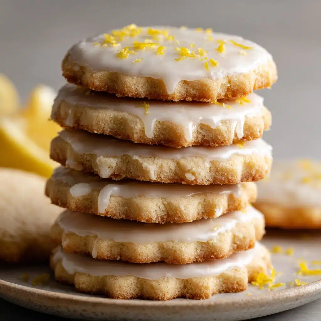 Lemon Olive Oil Shortbread Cookies
