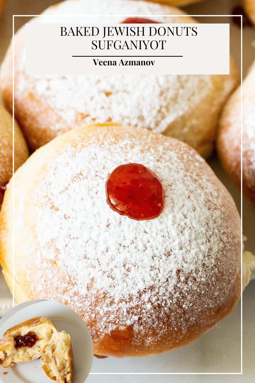 Baked Honey and Sesame Sufganiyot Doughnuts