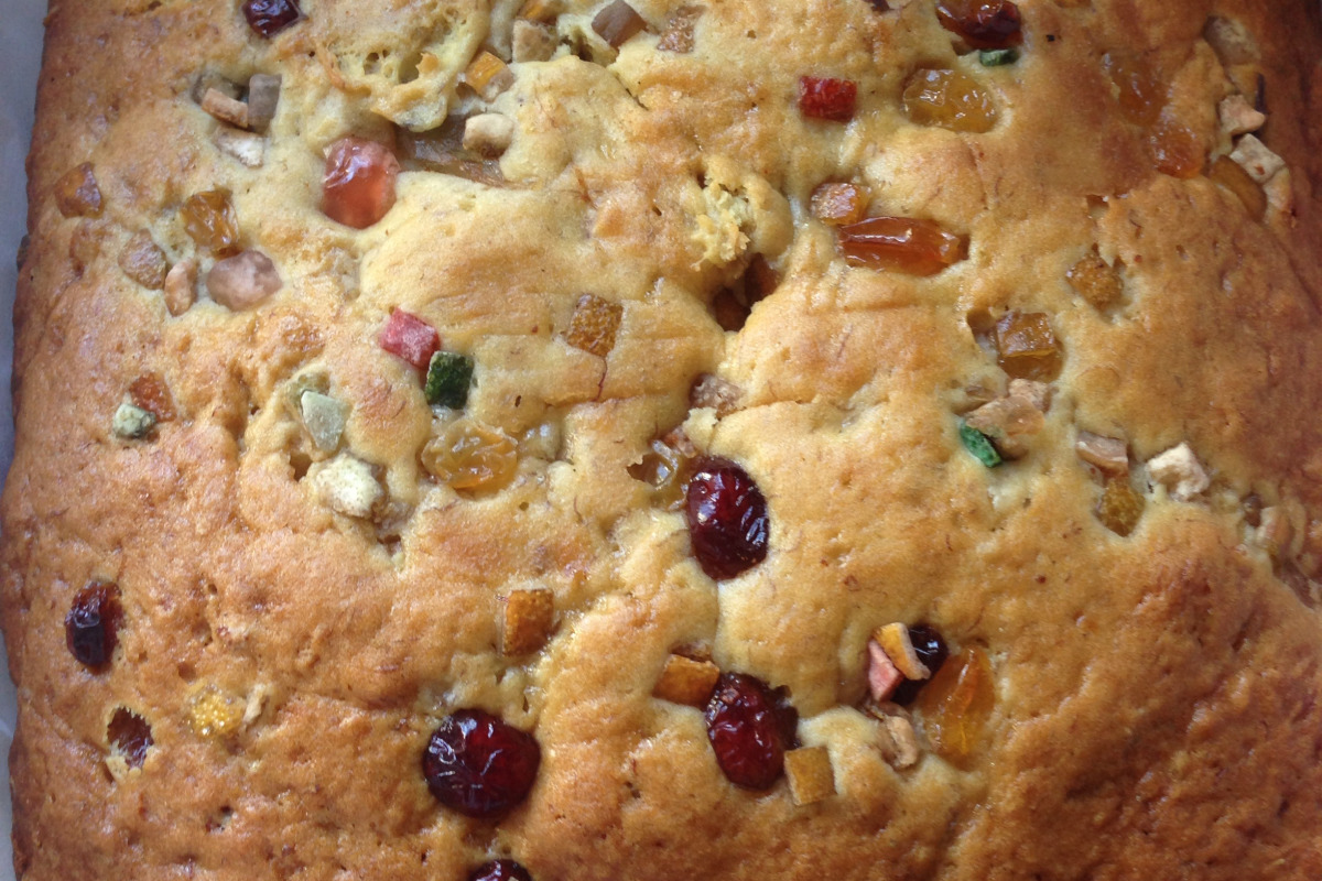 Rum-Soaked Banana Bread with Spiced Caramel Glaze