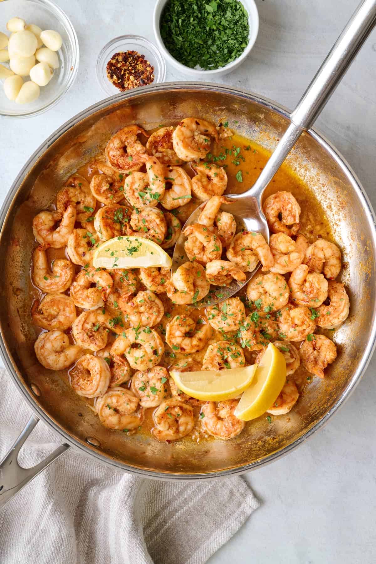 Sautéed Shrimp with Chili Lime Butter