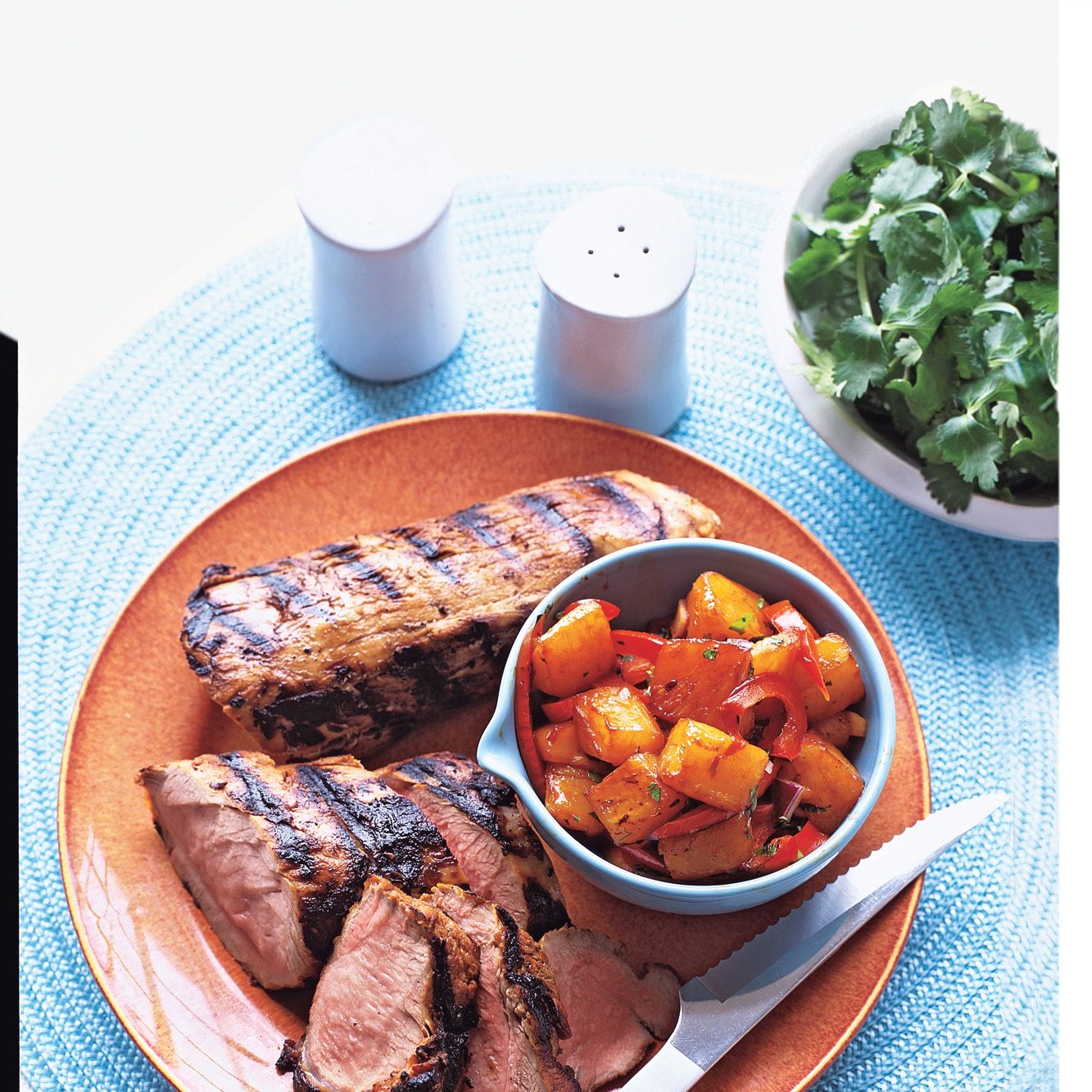 Spiced Oaxacan Pork Longaniza with Charred Pineapple Salsa