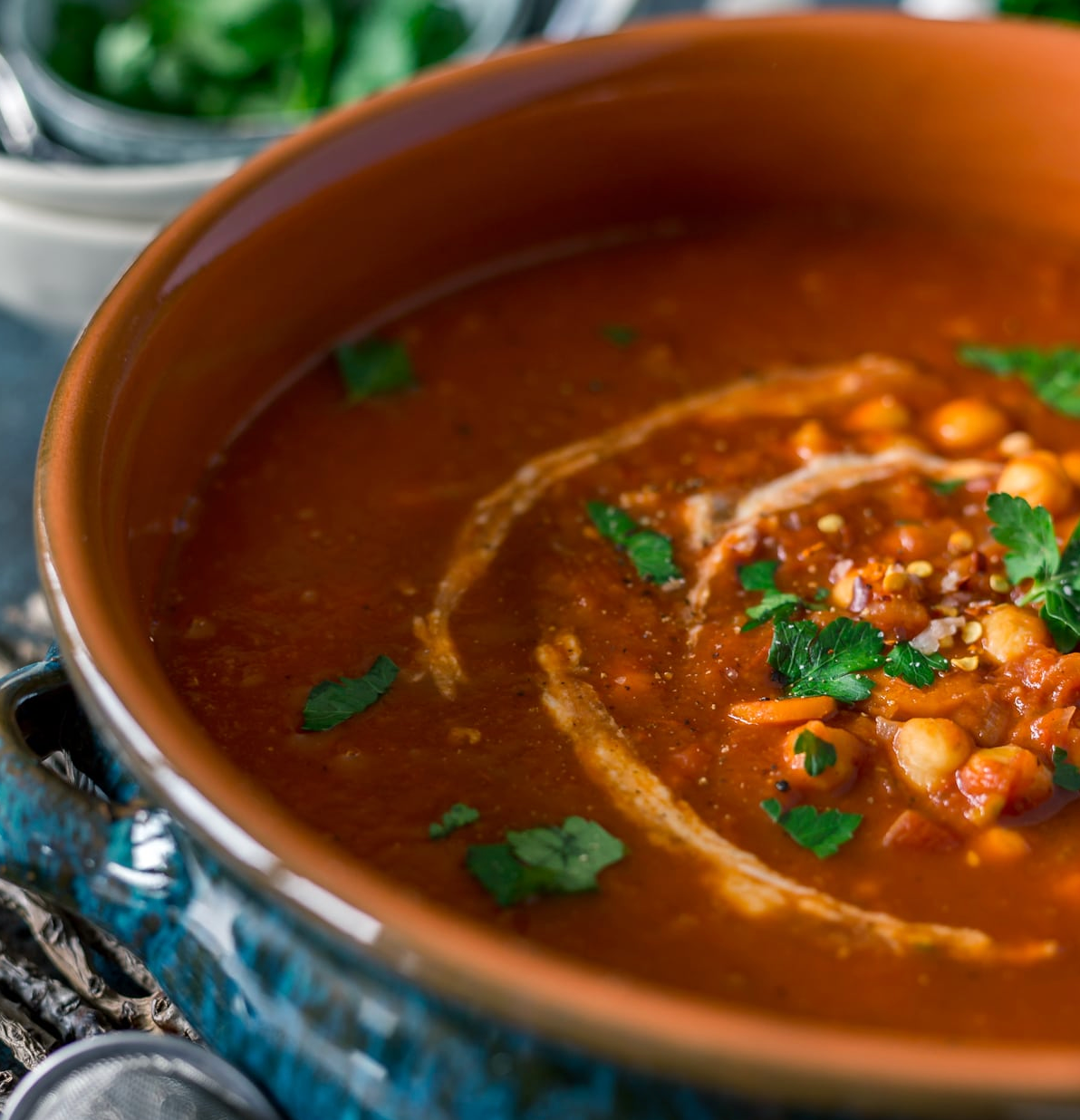 Low-Heat Simmered Moroccan Chickpea Stew