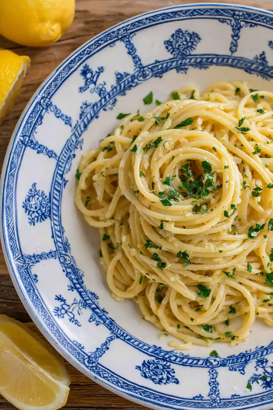 Merriam-Webster-Inspired Laughter-Inducing Lemon-Garlic Pasta