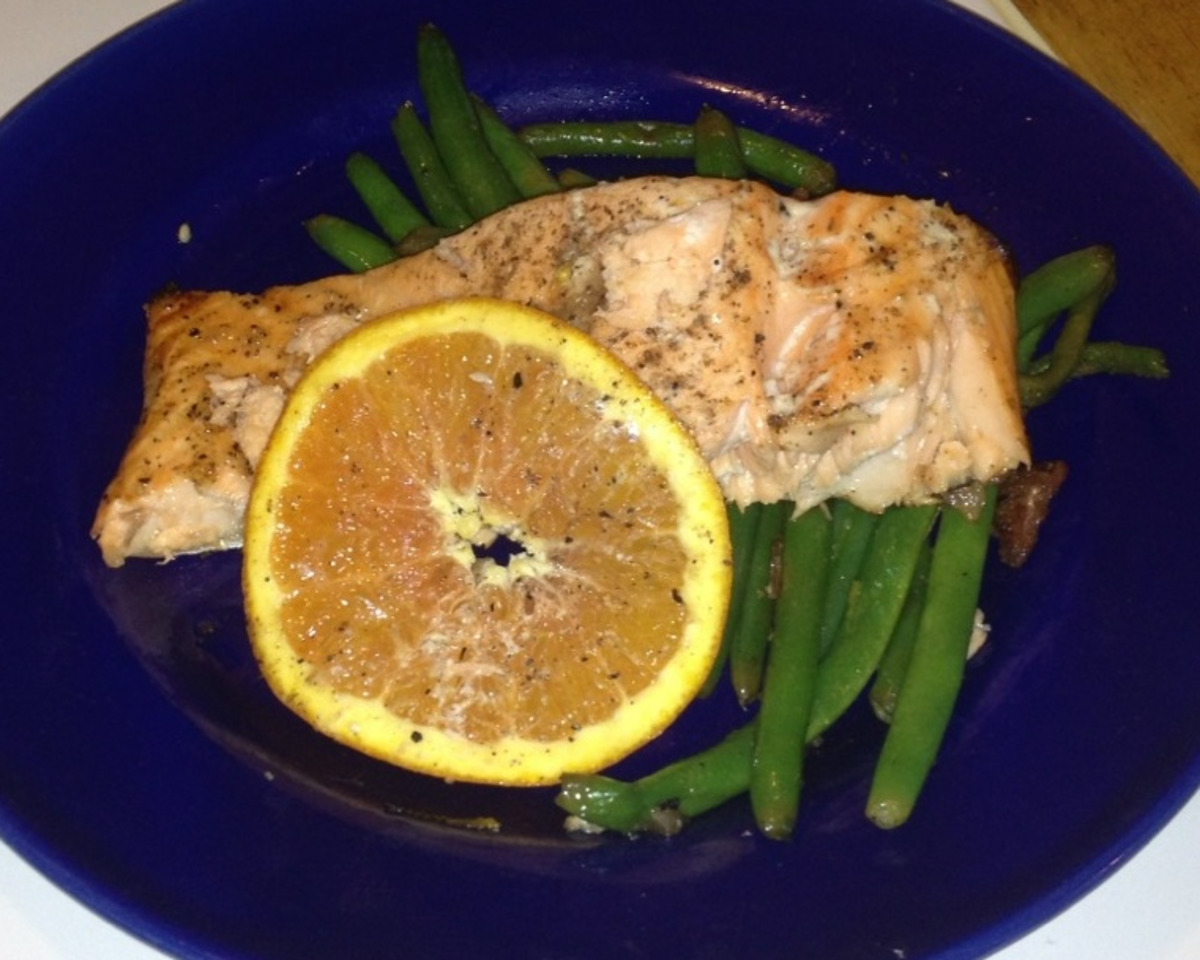Pan-Roasted Salmon with Citrus and Dill