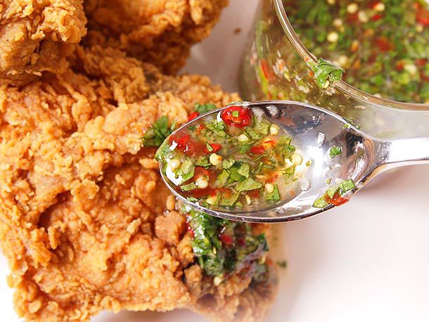 Gluten-Free Asian Fried Chicken with Chili-Lime Dipping Sauce