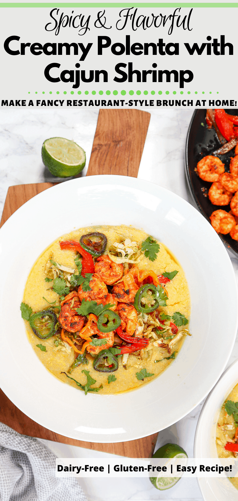 Cajun-Spiced Shrimp with Creamy Polenta