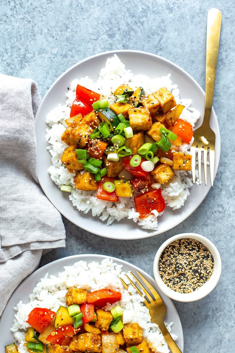 Ginger-Sesame Tofu Stir Fry