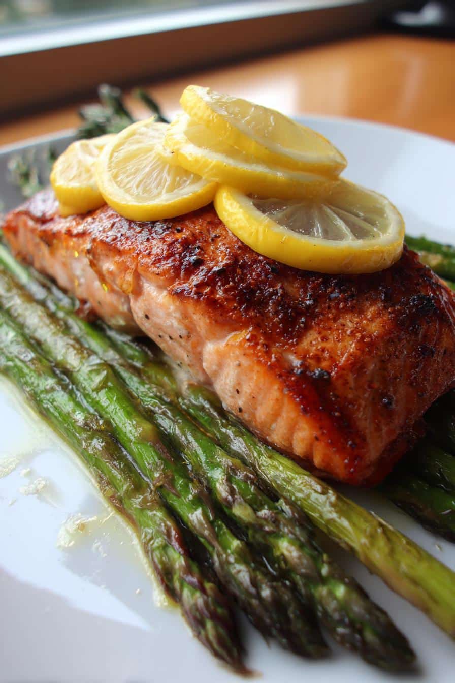 Roasted Herb-Citrus Salmon with Asparagus