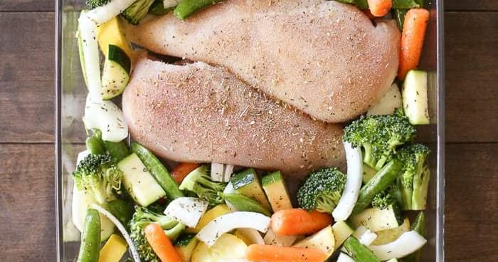 One-Pan Chicken & Veggie Bake