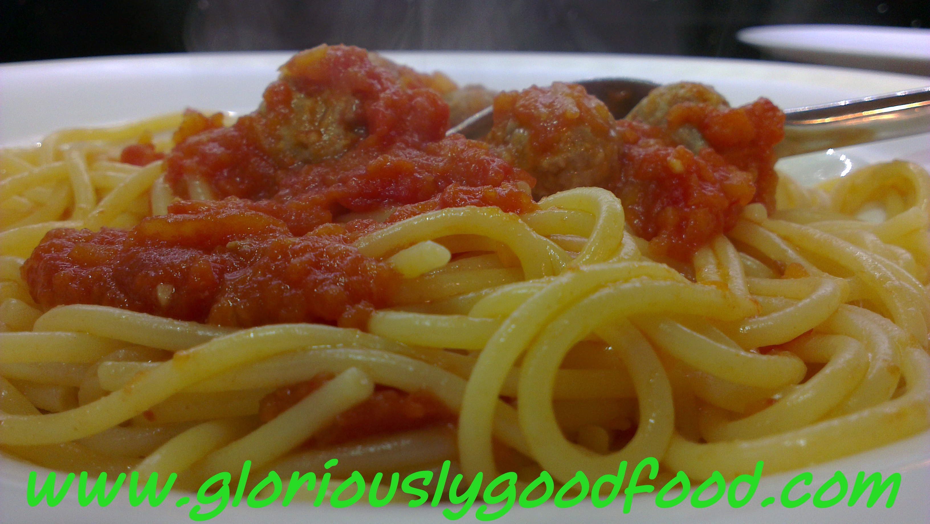 Mini Turkey Meatballs in Mild Tomato Sauce